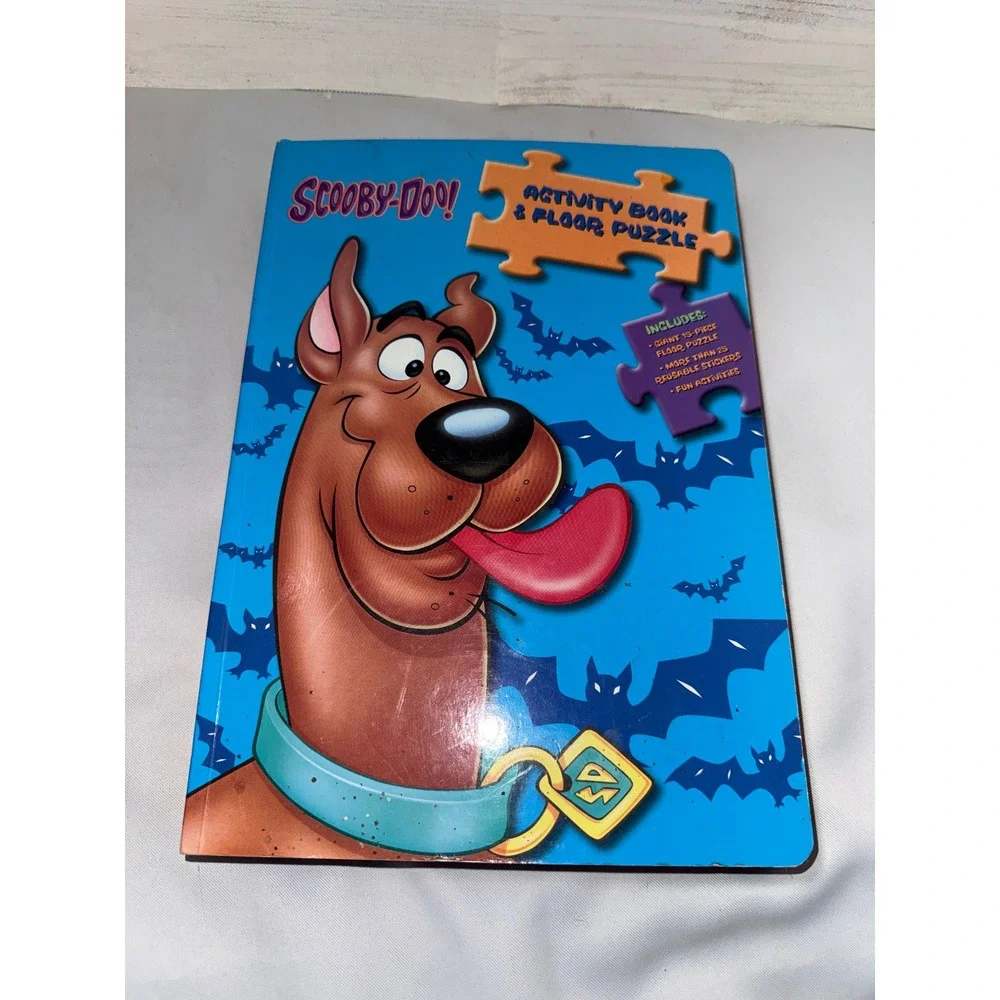 Scooby-Doo Activity Book‎ & Floor Puzzle 2006 Reusable Stickers Mystery Inc